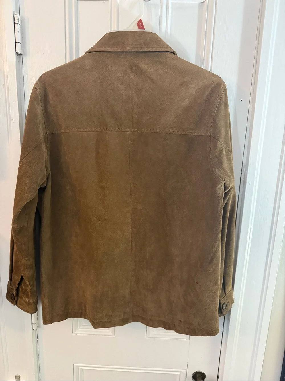 Men's Tan Suede Shirt Jacket by Solitude